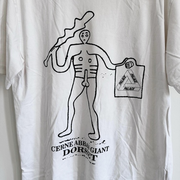 Palace Cerne Abbas Giant White T-Shirt - Picture 2 of 2